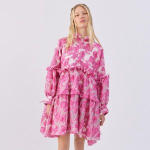 Sister Jane Dream Peony Ruffle Mini Dress